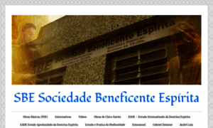 Sbesociedadebeneficenteespirita.wordpress.com thumbnail