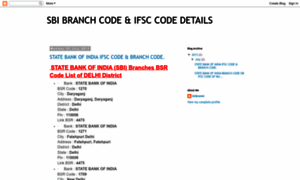 Sbibranchcode.blogspot.com thumbnail
