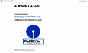 Sbibranchifsccode.blogspot.com thumbnail