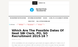 Sbirecruitment2014.org thumbnail
