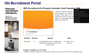 Sbirecruitmentportal.com thumbnail