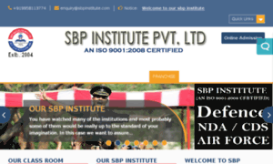 Sbpinstitute.co.in thumbnail