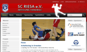 Sc-riesa-handball.de thumbnail