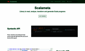 Scalameta.org thumbnail