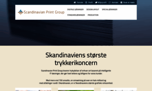 Scandinavianprintgroup.dk thumbnail
