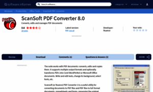 Scansoft-pdf-converter.software.informer.com thumbnail