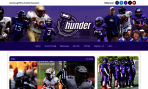 Scarboroughthunderfootball.com thumbnail