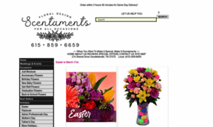 Scentamentsflowersandgifts.com thumbnail