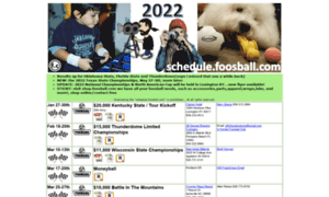 Schedule.foosball.com thumbnail