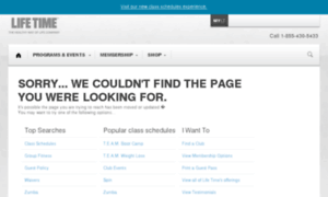 Schedule.lifetimefitness.com thumbnail