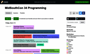 Schedule.midsouthcon.org thumbnail