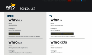 Schedule.whro.org thumbnail