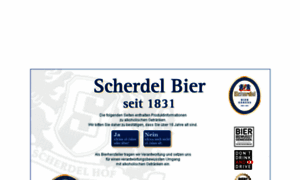 Scherdel-bier.de thumbnail