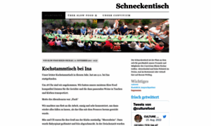Schneckentisch.wordpress.com thumbnail