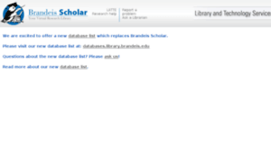 Scholar.brandeis.edu thumbnail