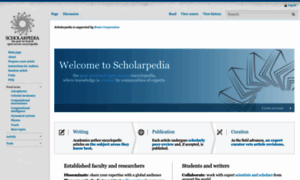 Scholarpedia.org thumbnail
