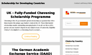 Scholarshipfordevelopingcountries.com thumbnail