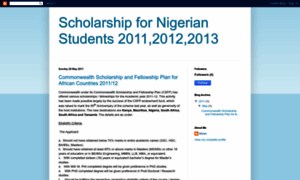 Scholarshipfornigerianstudent.blogspot.com thumbnail
