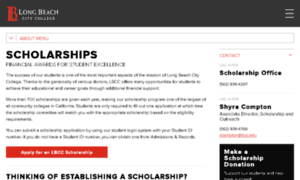 Scholarships.lbcc.edu thumbnail