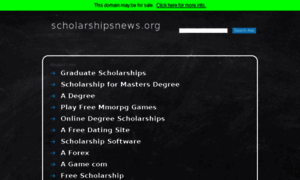 Scholarshipsnews.org thumbnail