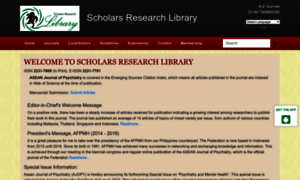 Scholarsresearchlibrary.com thumbnail
