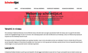 Scholenlijst.nl thumbnail