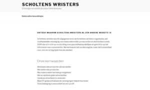 Scholtens-wristers.nl thumbnail