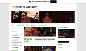 Schoolarchivist.wordpress.com thumbnail