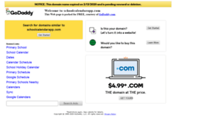 Schoolcalendarapp.com thumbnail