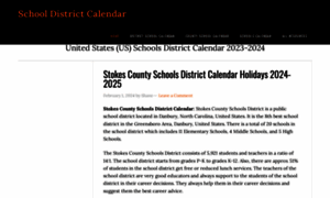 Schooldistrictcalendar.com thumbnail
