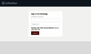 Schoology.springlakeparkschools.org thumbnail