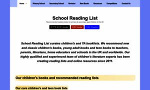 Schoolreadinglist.co.uk thumbnail