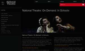 Schools.nationaltheatre.org.uk thumbnail