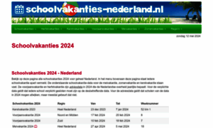 Schoolvakanties-nederland.nl thumbnail