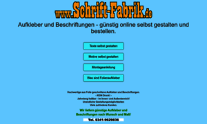 Schrift-fabrik.de thumbnail