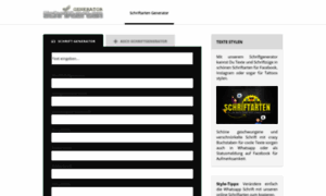 Schriftartengenerator.de thumbnail