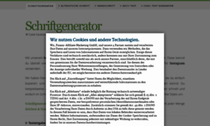 Schriftgenerator.org thumbnail