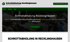 Schrottabholung-recklinghausen.de thumbnail