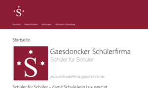 Schuelerfirma-gaesdonck.de thumbnail