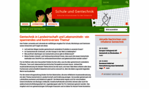 Schule-und-gentechnik.de thumbnail