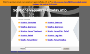 Sciaticnervepainrelieftoday.info thumbnail