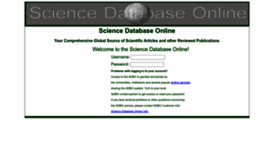 Sciencedatabaseonline.org thumbnail