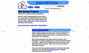 Sciencekidsathome.com thumbnail