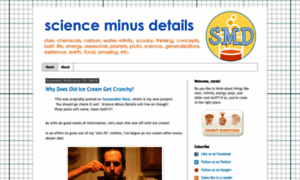 Scienceminusdetails.com thumbnail