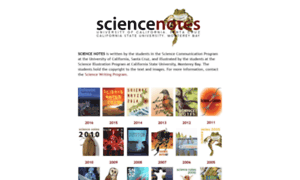 Sciencenotes.ucsc.edu thumbnail