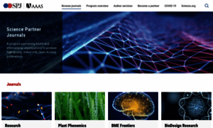 Sciencepartnerjournals.org thumbnail