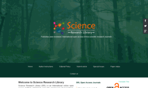 Scienceresearchlibrary.com thumbnail