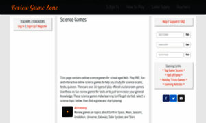Sciencereviewgames.com thumbnail