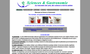 Sciencesetgastronomie.com thumbnail