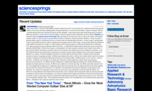 Sciencesprings.wordpress.com thumbnail